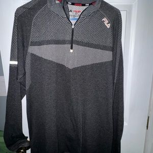 FILA 1/4 zip pullover L